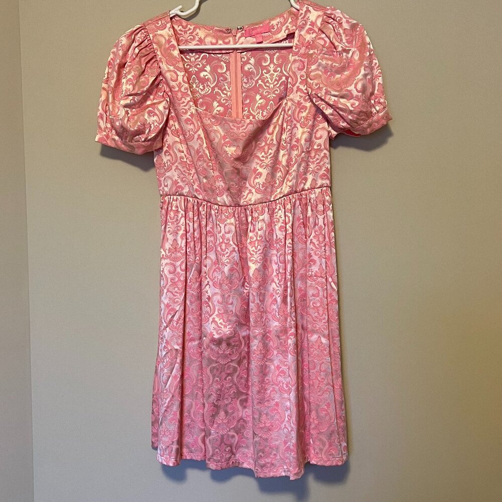 Sugar Thrillz Dollskill Pink Babydoll Dress Size M
